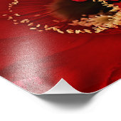 Firelight Cactus flower Foto Afdruk (Hoek)