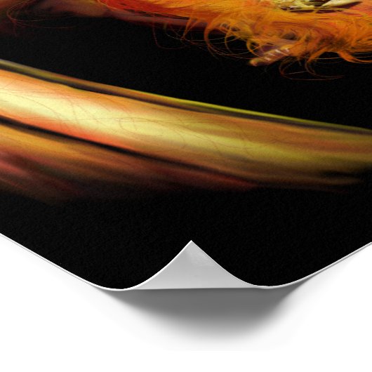 Firelight Persoonlijk Poster deur (Hoek)