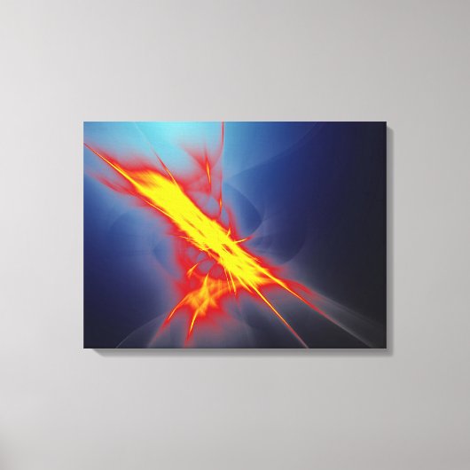 Firelight Wrapped Canvas Afdruk (Voorkant)