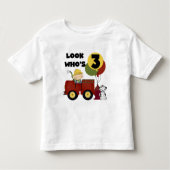 Fireman 3rd Birthday T-shirts en geschenken (Voorkant)