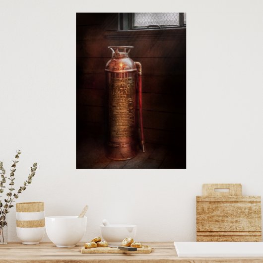 Fireman - Alert Poster (Keuken)