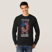 Fireman American Flag Firefighter T-shirt (Voorkant volledig)