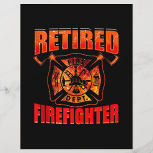 Fireman American Flag Red Line US brandweerman Flyer