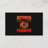 Fireman American Flag Red Line US brandweerman Visitekaartje (Voorkant)