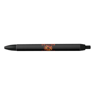 Fireman American Flag Red Line US brandweerman Zwarte Inkt Pen