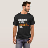 Fireman American Flag Red Line US Firefighter T-shirt (Voorkant volledig)