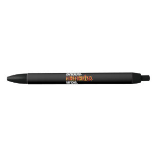 Fireman American Flag Red Line US Firefighter Zwarte Inkt Pen