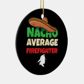 Fireman Apparel brandbestrijding Joke Fire Pun Fun Keramisch Ornament (Rechts)