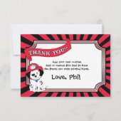 Fireman bedankt kaarten (Voorkant)