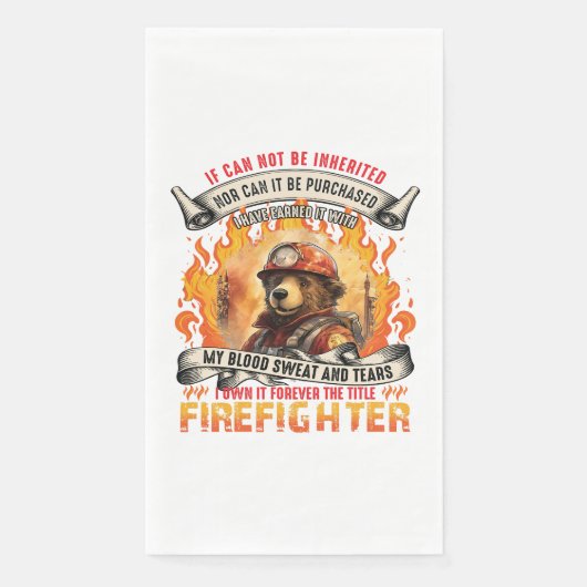 Fireman Beer Servet (Voorkant)
