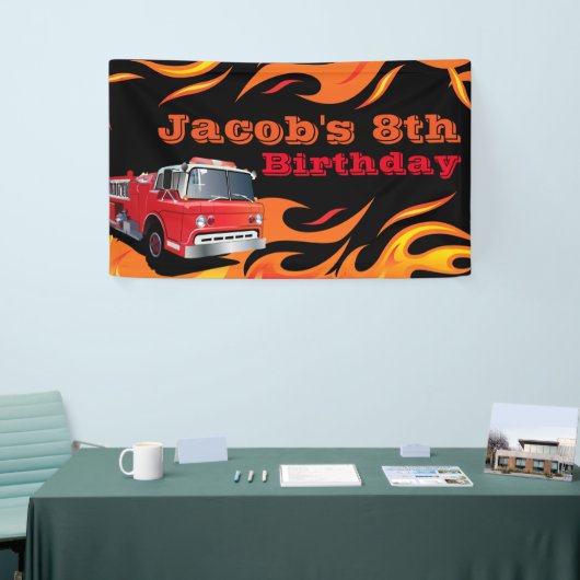 Fireman Birthday Party Spandoek (Beurs)