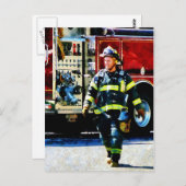 Fireman Briefkaart (Voorkant / Achterkant)