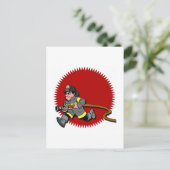 Fireman Briefkaart (Staand voorkant)