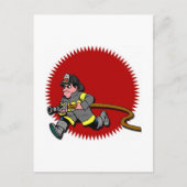 Fireman Briefkaart (Voorkant)