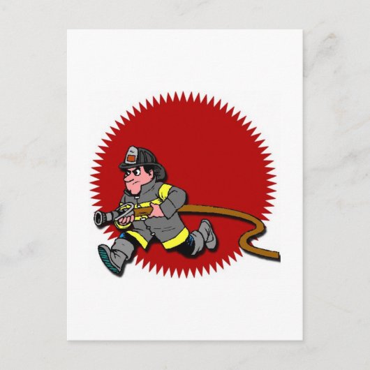 Fireman Briefkaart (Voorkant)
