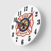 FIREMAN CLOCK RONDE KLOK (Hoek)