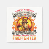Fireman Donkey Paper Napkin Servet (Voorkant)