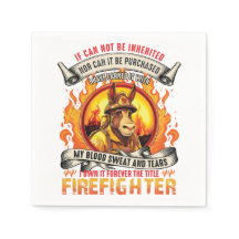 Fireman Donkey Paper Napkin