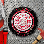 Fireman Emblem Dartboard Dartbord<br><div class="desc">Het Fireman Emblem Dart Board is een geweldige manier om je steun te shows en het leuk te vinden om het te doen. Eenvoudig aan te passen met jouw naam en initiaal. . Pas aan om uw stijl aan te passen gebruikend de Edit knoop van het Ontwerp.</div>