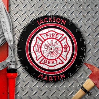 Fireman Emblem Dartboard Dartbord