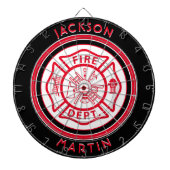Fireman Emblem Dartboard Dartbord (Voorkant)