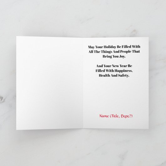 Fireman en Dalmatian Silhouette-kerstkaart Kaart (Binnen)