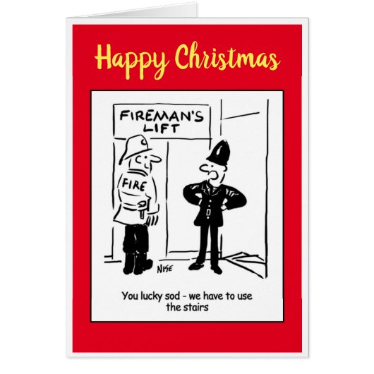 Fireman en politieman Deel een Joke (Voorkant)