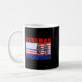 Fireman Evolution Fireman Gift Proud Firefighter Q Koffiemok (Links)