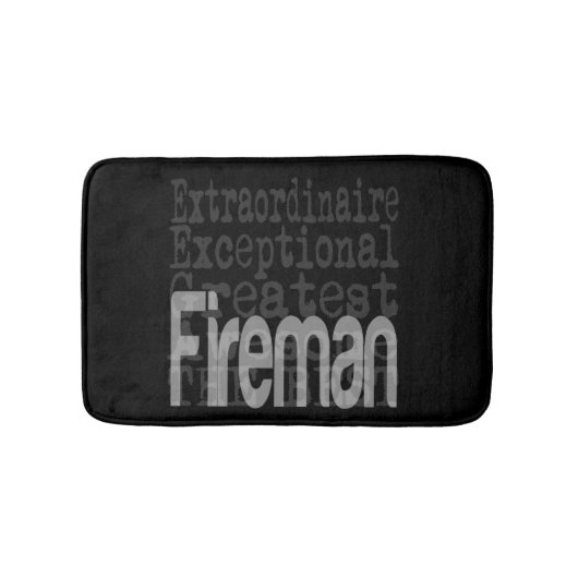 Fireman Extraordinaire Badmat (Voorkant)