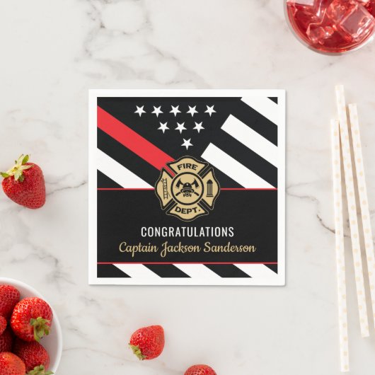 Fireman Fire Department Firefighter Retirement Servet (Insitu)