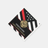 Fireman Fire Department Firefighter Retirement Servet (Hoek)