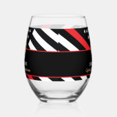 Fireman Fire Department Firefighter Retirement Wijnglas Zonder Voet (Rechts)