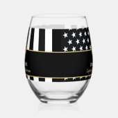 Fireman Fire Department Firefighter Retirement Wijnglas Zonder Voet (Rechts)