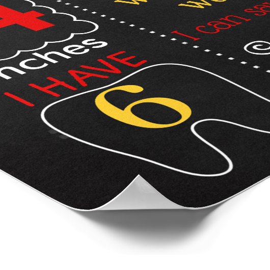 Fireman Fire First Birthday chalboard Poster (Hoek)