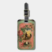 Fireman Firefighter 1880's Art Bagagelabel (Voorkant verticaal)