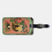 Fireman Firefighter 1880's Art Bagagelabel (Achterkant horizontaal)