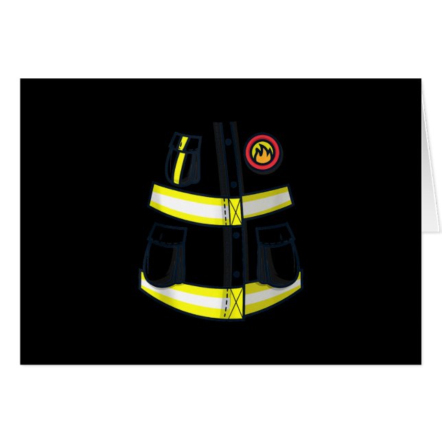 Fireman Firefighter Costume Halloween (Voorkant Horizontaal)