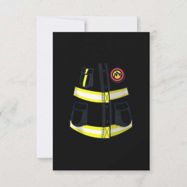 Fireman Firefighter Costume Halloween (Voorkant)