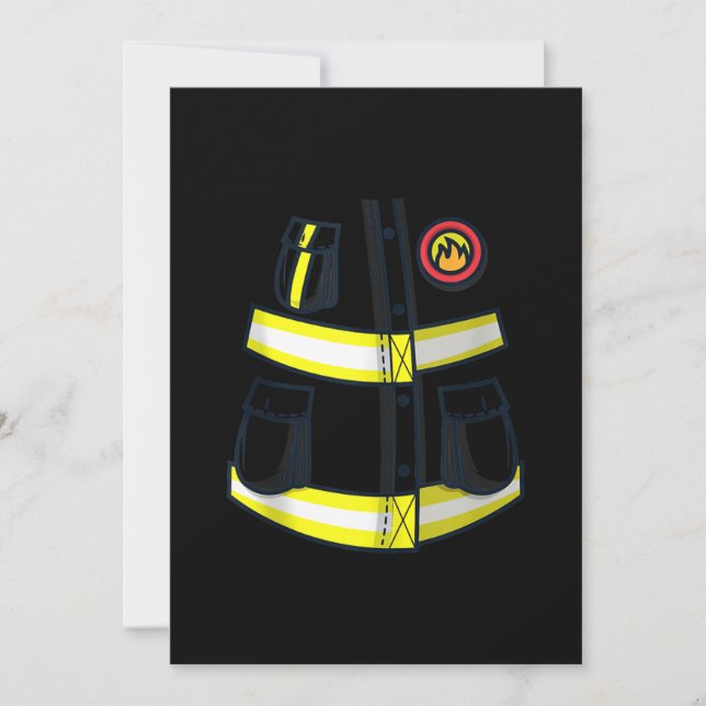 Fireman Firefighter Costume Halloween (Voorkant)