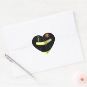 Fireman Firefighter Costume Halloween Easy Cosplay Hart Sticker (Envelop)