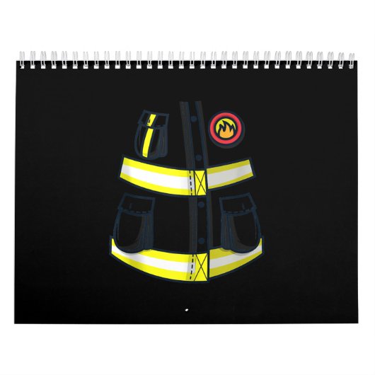 Fireman Firefighter Costume Halloween Kalender (Hoes)