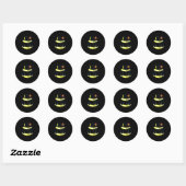 Fireman Firefighter Costume Halloween Ronde Sticker (Vel)