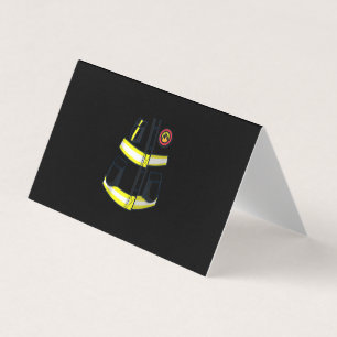 Fireman Firefighter Costume Halloween Visitekaartje