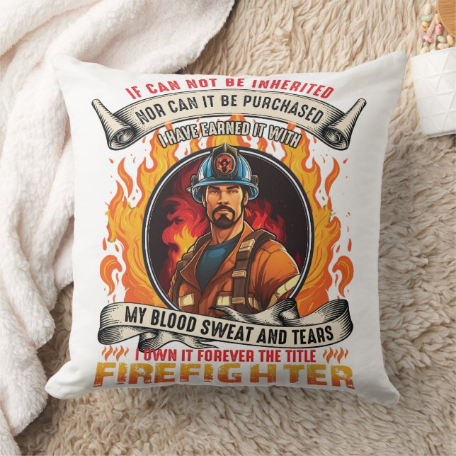 Fireman Firefighter Kussen (Deken)