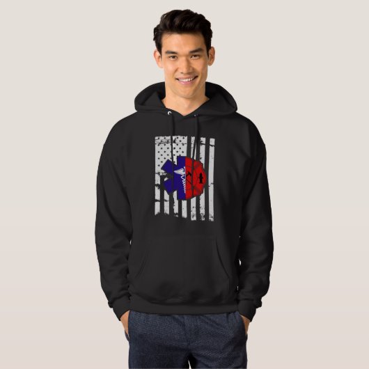 Fireman  for all Fire Heros & Red Line Fans Firefi Hoodie (Voorkant volledig)