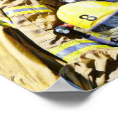 Fireman Gear en Truck Poster (Hoek)