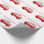 Fireman Gift Wrap Cadeaupapier (Hoek)