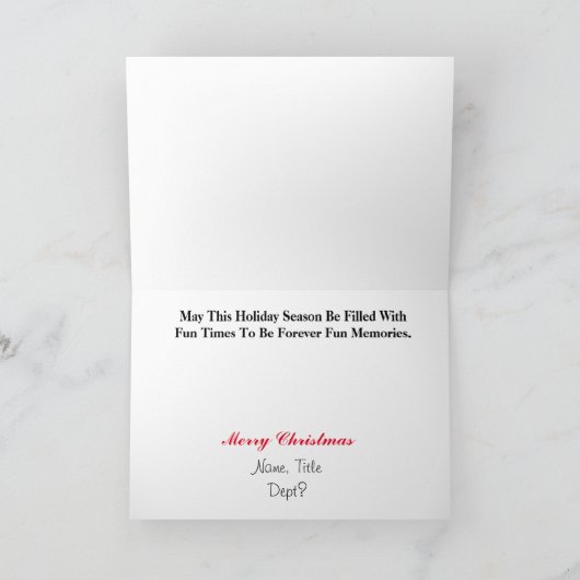 Fireman Golden Triangle-kerstkaart Kaart (Binnen)