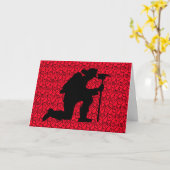 Fireman Hartelijk dank Kaart (Gele Bloem)