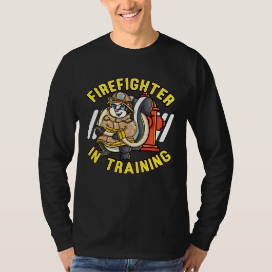 Fireman in training animal lovers children t-shirt (Voorkant)